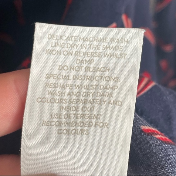 Boden Kara Navy Shooting Stars Novelty Print Top Patriotic Festive 4th of July 2 - Picture 12 of 12